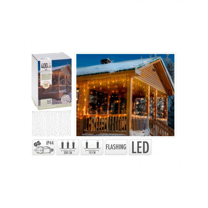 Produto de Cortina de Grinalda LED Exterior 3m Flash