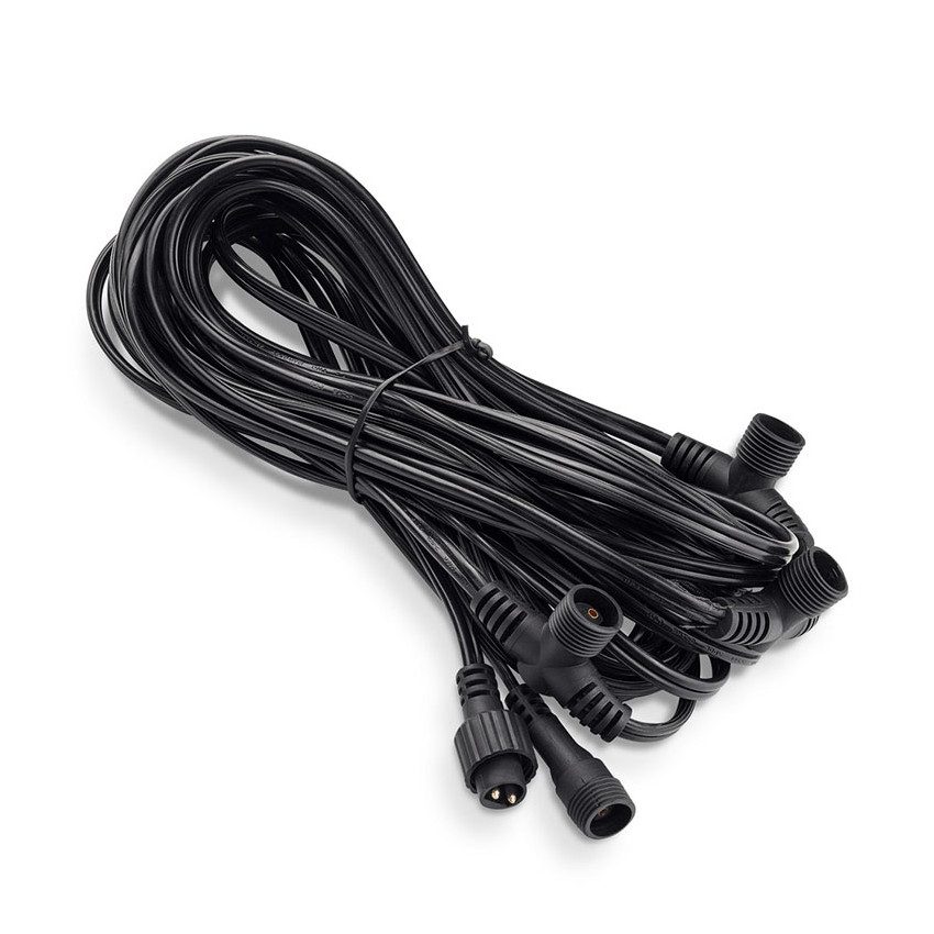 EasyFit 12V Garden Lights - 10M Main Cable with 4 Connectors