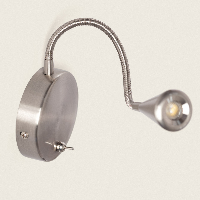 Producto de Lámpara de Pared LED 3W de Metal con Interruptor Koiné