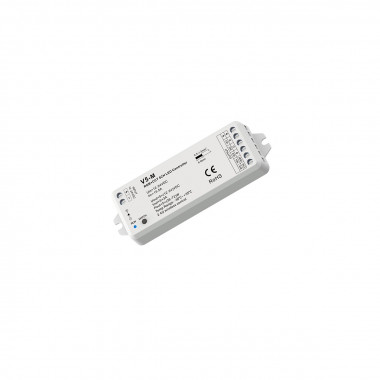 Produto de Regulador LED RF 12/48V DC 5 Canales para Tira LED  RGBWW Compatible con Pulsador