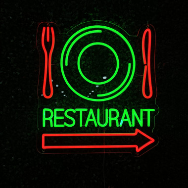 Produto de Letreiro Neon LED Restaurant