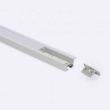 Product Perfil de Aluminio Empotrable para Techo con Clips para Tiras LED hasta 12 mm