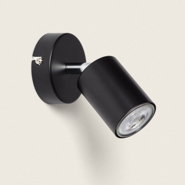 Lámpara de Techo Orientable Metal 1 Foco Albus Black