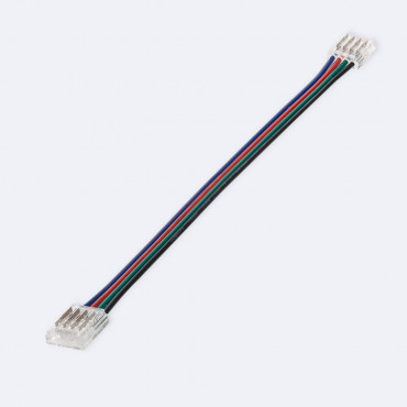 Product Conector Hipopótamo doble con cable para Tira LED RGB 12/24V DC SMD IP20 Ancho 10mm