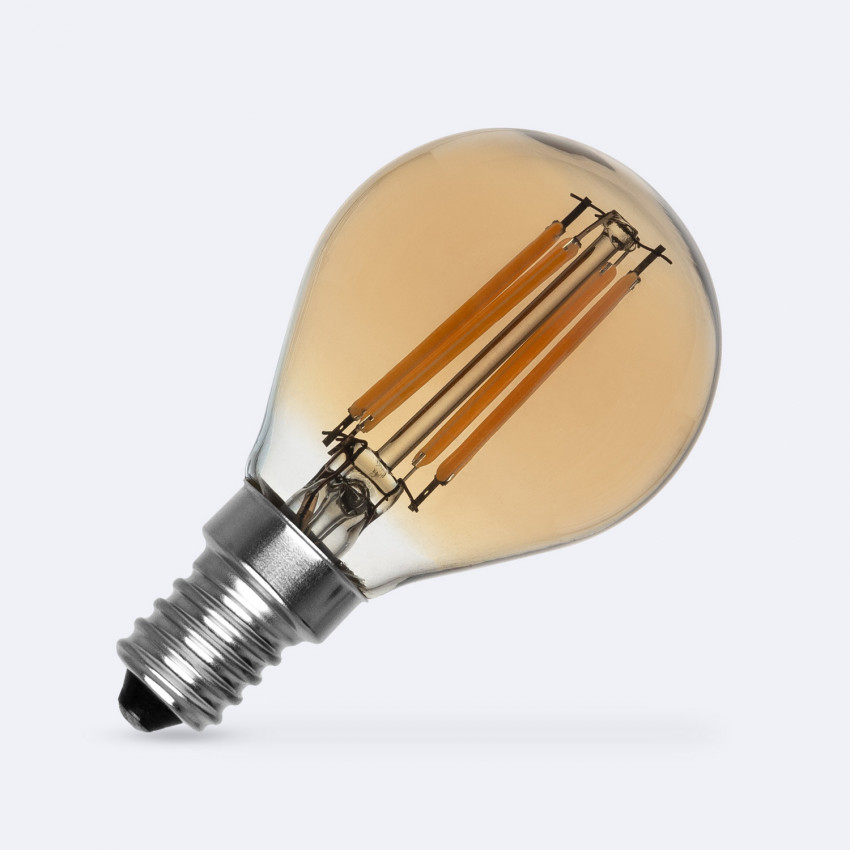 Produto de Lâmpada Filamento LED E14 6W 720 lm P45 Vela Gold