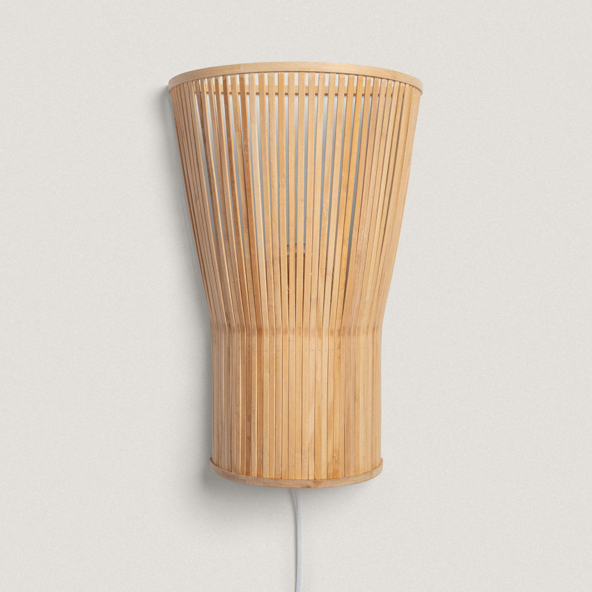 Producto de Aplique de Pared Bambú Zahara ILUZZIA