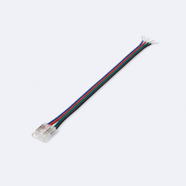 Conector Hipopótamo con Cable para Unir Tira LED RGB/RGBIC COB 24V DC IP20 Ancho 10mm