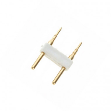 Conector 2 Pin para Tira Neón LED Regulable 220V AC 120 LED/m IP65 8x16 mm