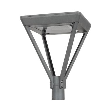 Luminária LED 40W Âmbar Aventino Square LUMILEDS PHILIPS Xitanium Regulável 1-10V Iluminação Pública