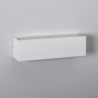 Aplique de Parede Exterior LED 10W Iluminação Dupla Cara Retangular Branco Lena