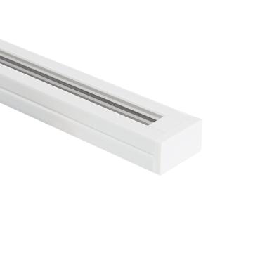 Carril Monofásico PC para Focos LED 2 Metros Preto