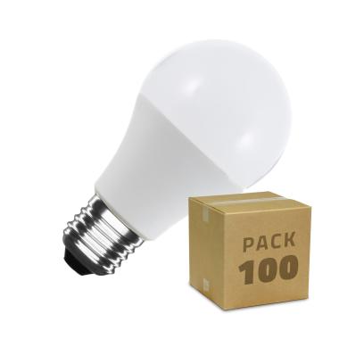 Caixa de 100 Lâmpadas  LED E27 A60 7W Branco Frio