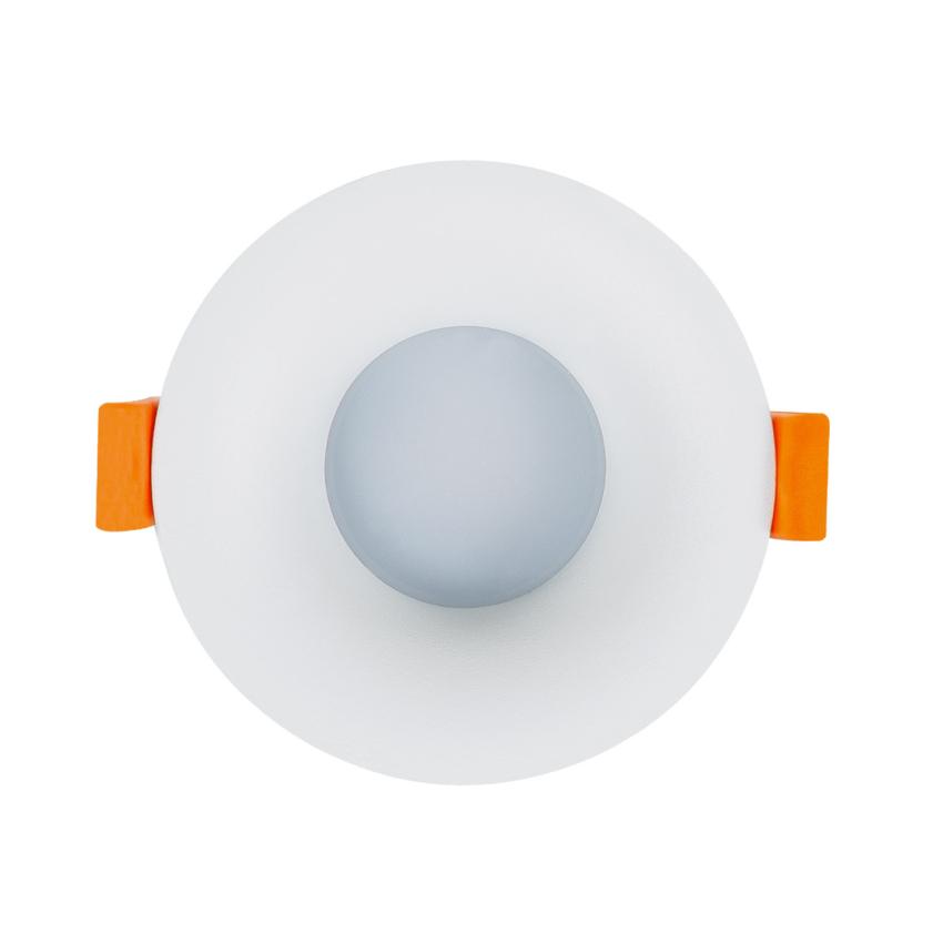 Produto de Aro Downlight Circular Branco para Lâmpada LED GU10 / GU5.3 Corte Ø 70 mm
