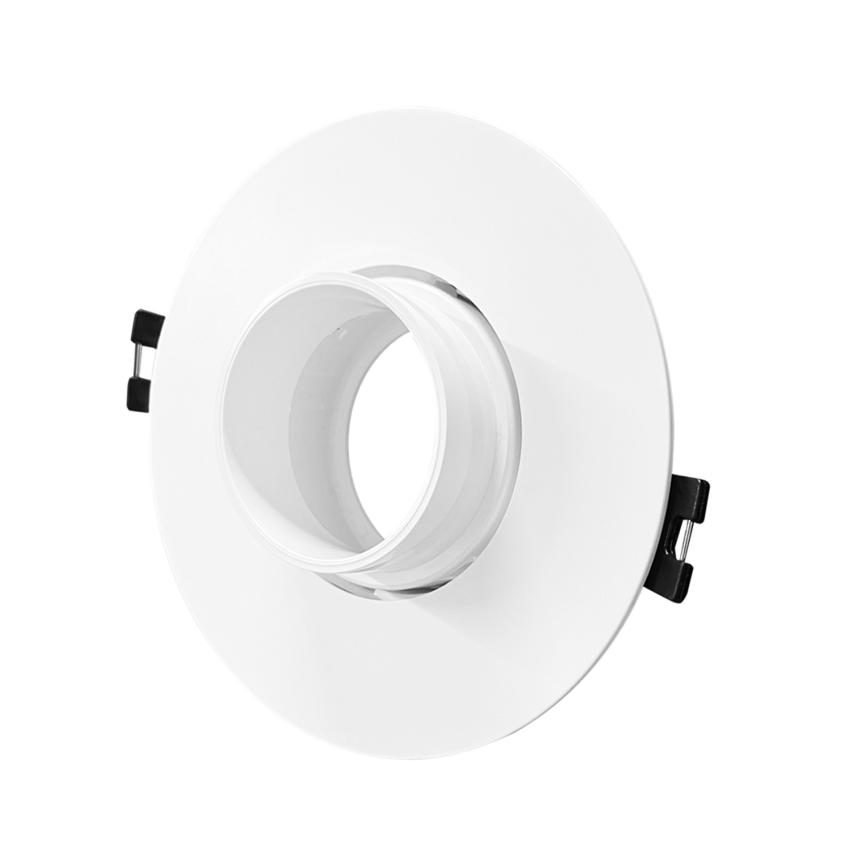 Producto de Aro Downlight Circular Basculante Bajo UGR para Bombilla LED GU10 / GU5.3 Corte Ø85mm Suefix