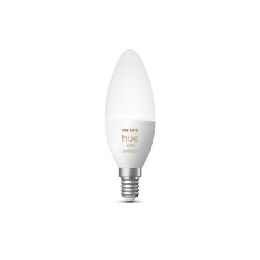 Lâmpada Inteligente LED E14 5.2W 470 lm B39 PHILIPS Hue White Ambiance