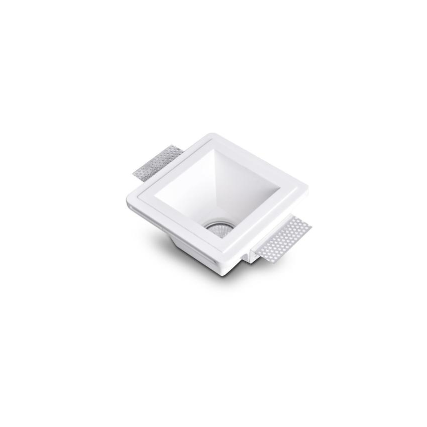 Producto de Aro Downlight Integración Escayola/Pladur Cuadrado para Bombilla LED GU10 / GU5.3  Corte 153x153 mm UGR17