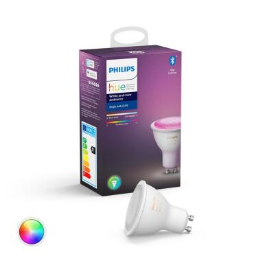 Bombilla Inteligente LED GU10 4.3W 230 lm PHILIPS Hue White Color