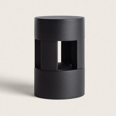 Baliza Sobremuro Exterior LED 7W Alumínio 14cm Mokka Preto