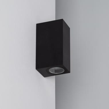 Aplique de Pared Exterior Iluminación Doble Cara Miseno Negro