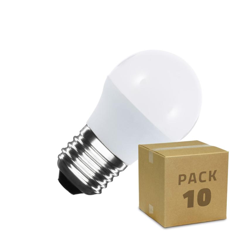 Producto de Pack 10 Bombillas LED E27 5W 400 lm G45