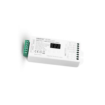 Product Controlador Regulador LED DL-X DALI 5 en 1 DT8 para tira Monoclor/CCT/RGB/RGBW/RGBWW 12/24V DC MiBoxer