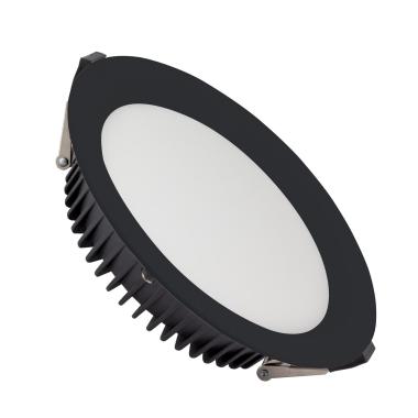 Downlight LED 24W Circular SAMSUNG Aero 130 lm/W 4000K LIFUD Corte Ø 200 mm Negro