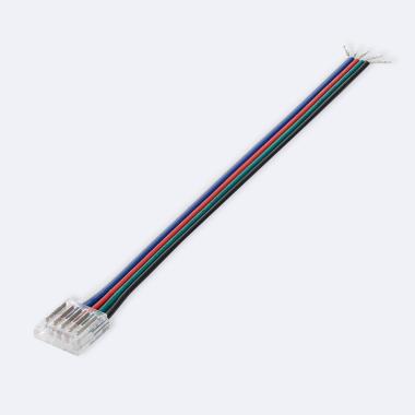 Conector Hipopótamo con cable para Tira LED RGBW 12/24V DC SMD IP20 Ancho 12mm