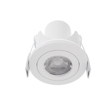 Produto de Foco Downlight LED 6W Circular Branco Corte Ø120 mm
