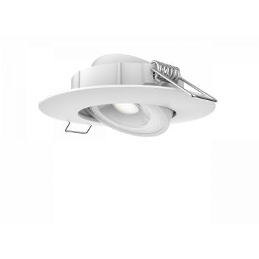 Foco Downlight LED 5W Direccionável Circular Corte Ø68 mm Várias opções