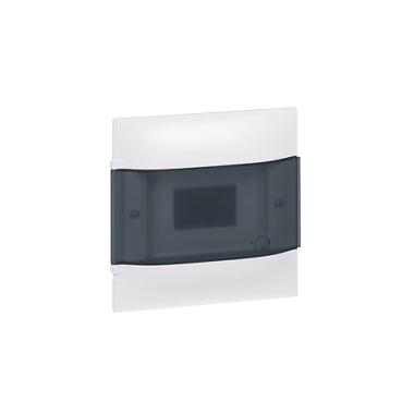 Caja de Empotrar Practibox S para Tabiques Convencionales Puerta Transparente 1x18 Módulos LEGRAND 137056