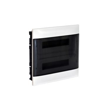 Caja de Empotrar Practibox S para Tabiques Convencionales Puerta Transparente 2x18 Módulos LEGRAND 137057