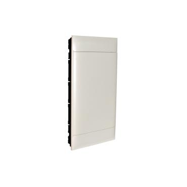 Caixa de Encastrar Practibox S para Divisórias Pré-fabricadas Porta Lisa 4x18 Módulos LEGRAND 137069 Branco