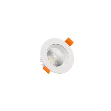 Foco Downlight LED 9W COB Direccionable Circular Blanco Corte Ø 90 mm No Flicker