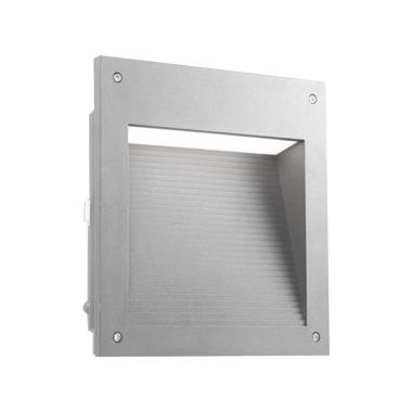 Baliza Exterior LED 20W Empotrable Pared Micenas Square Gris LEDS-C4 05-9885-34-CL