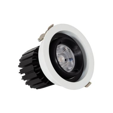 Foco Downlight LED 12W COB Direccionável 360º Circular Corte Ø 100 mm CRI90 Expert Color No Flicker