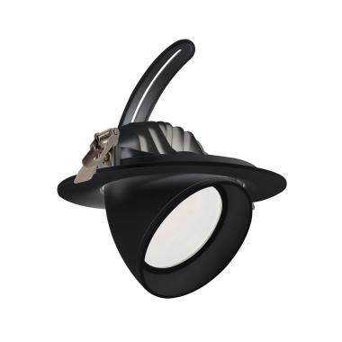 Downlight LED 38W Circular Direccionable OSRAM CCT 120 lm/W LIFUD Corte Ø 170 mm Negro