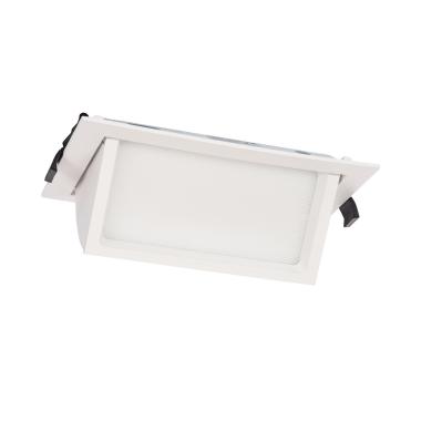 Downlight LED 38W Rectangular Direccionable OSRAM 120 lm/W Corte 210x125 mm