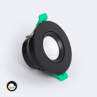 Downlight LED 8W Circular Regulável IP65 Corte Ø65 mm CCT Selecionável RF90 Design Ajustável