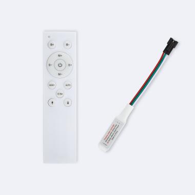 Controlador Regulador LED Monocolor Digital 12-24V DC con Mando RF