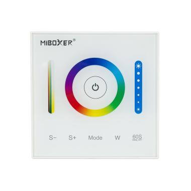 Producto de Controlador Regulador Pared Táctil LED RGB/RGBW/RGB+CCT 12/24V DC RF MiBoxer P3