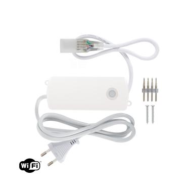 Controlador Tira LED 220V AC WiFi IP65 Corte cada 25cm/100cm