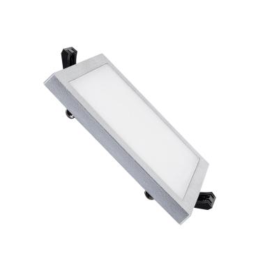 Placa LED 8W Cuadrada High Lumen LIFUD Corte Ø 75 mm Silver