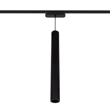 Foco Carril Colgante Cuarzo LED Magnético 25mm Super Slim 7W 48V CRI90 Negro