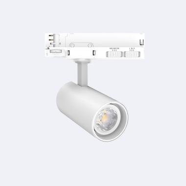 Foco Carril LED Trifásico 20W Fasano Regulable Blanco