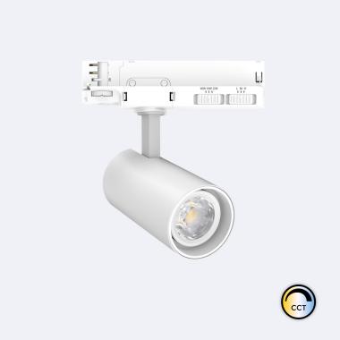 Foco Carril LED Trifásico 20W Fasano CCT Regulável Branco