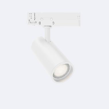 Foco Carril LED Trifásico 20W Fasano Anti-reflexo No Flicker Regulável Branco