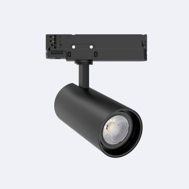 Foco Carril LED Trifásico 30W Fasano No Flicker Regulable DALI Negro