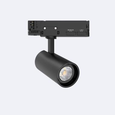 Foco Carril LED Trifásico 20W Fasano No Flicker Regulável Preto