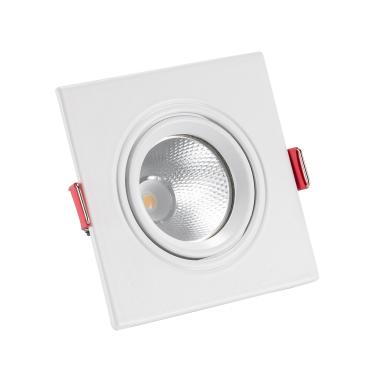 Foco Downlight LED 5W Cuadrado Madison Corte Ø 75 mm