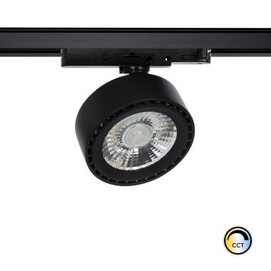 Foco Carril LED Trifásico 30W Onuba CCT Negro